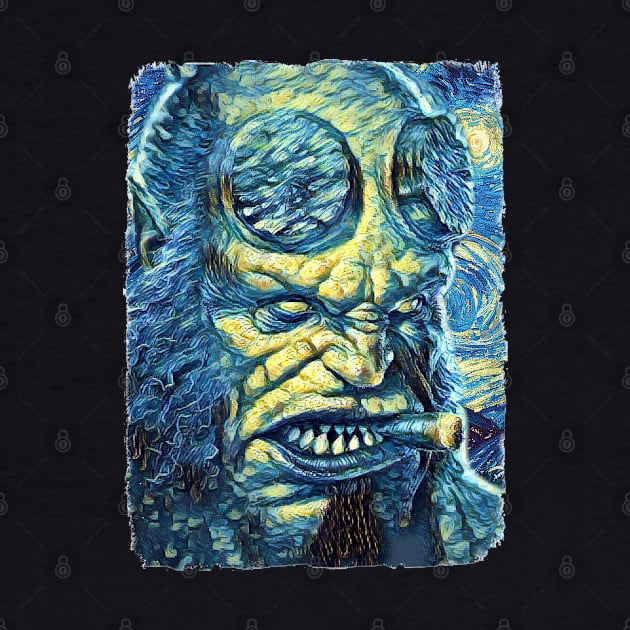 HellboyVan Gogh Style by todos